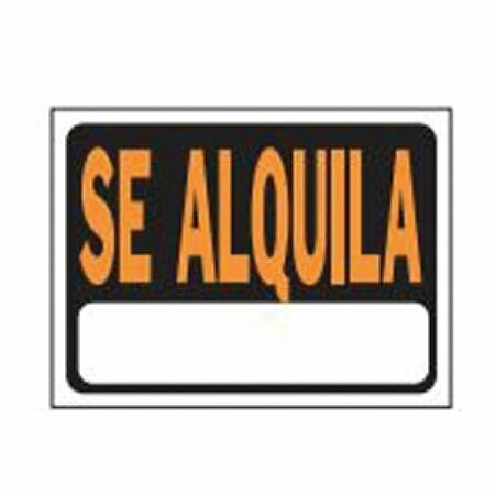 HY-KO PROD CO 8.5X12 Se Alquila Sign 3103